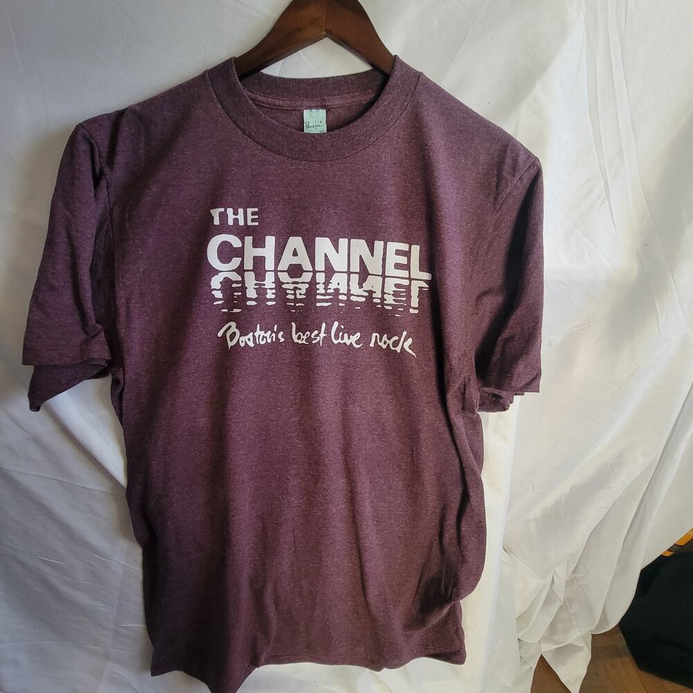 the Channel club bostont shirt size  mens Large Tall purple heather